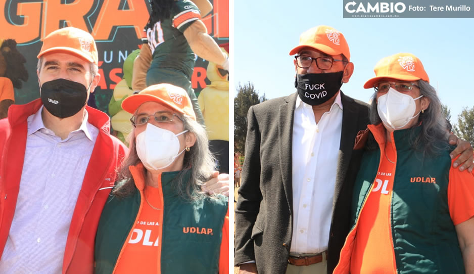Canacintra y rector de la UPAEP se cuelan a la Udlap; acuden al festejo por la reapertura del campus