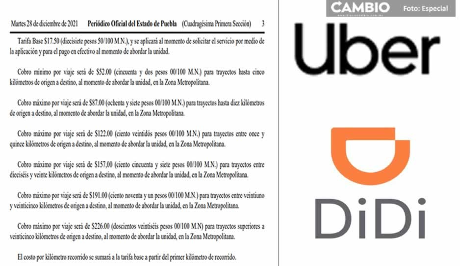 ¡No era broma! UBER y DiDi sí tendrán que respetar nueva tarifa ¡aquí los precios!