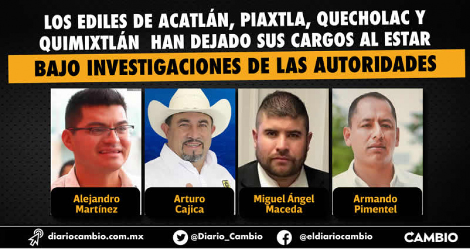 En menos de un año cuatro ediles poblanos han sido detenidos por relacionarse a delitos (VIDEO)