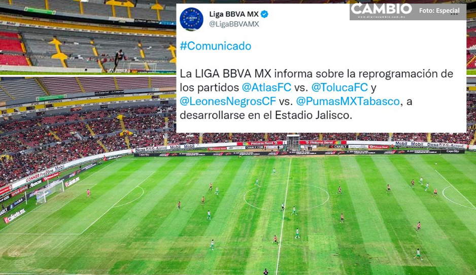 ¡Suspendido! La LIGA MX aplaza el Atlas vs Toluca por las pésimas condiciones del Estadio Jalisco