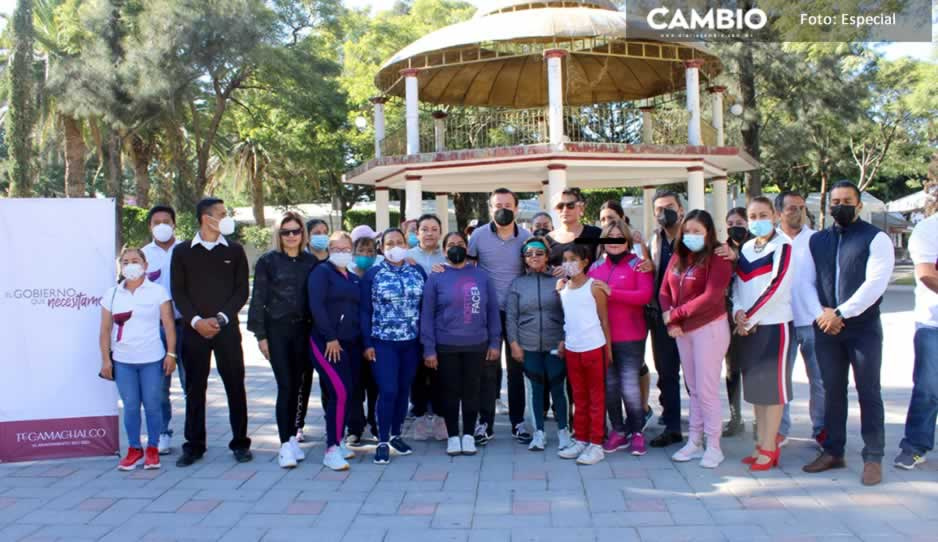 Nacho Mier promueve actividades recreativas con clases de Zumba en Tecamachalco (FOTOS)