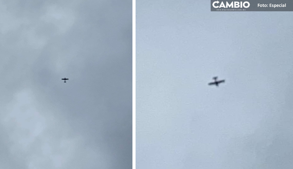 Denuncian campesinos avioneta que fumiga las nubes para que no llueva en el Triángulo Rojo