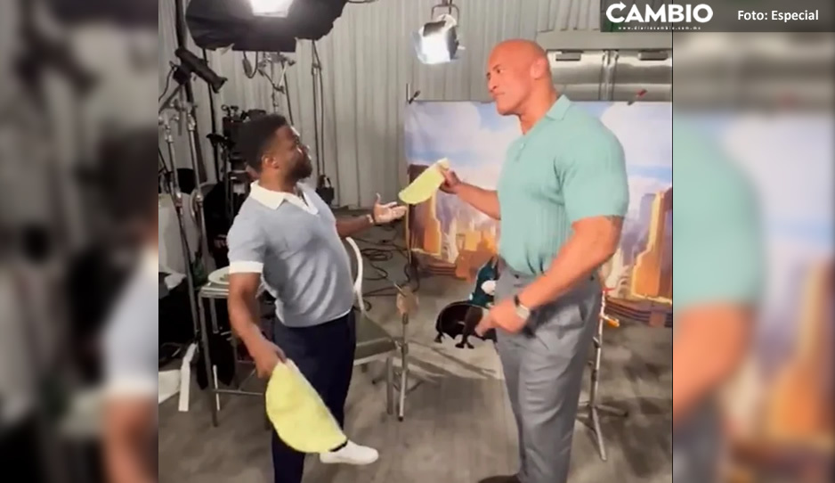 VIDEO: La Roca y Kevin Hart se unen al reto viral de TikTok “Tortilla Challange” y enloquecen las redes