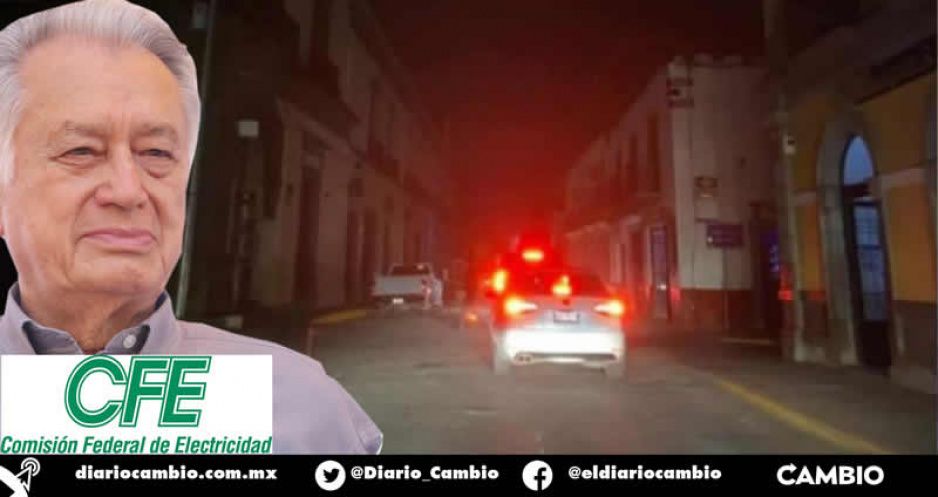 Manuel Bartlett trae su mega apagón a Puebla en por lo menos 15 municipios (VIDEO)