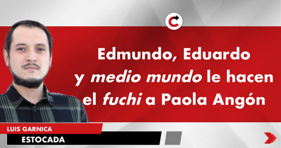 Edmundo, Eduardo y medio mundo le hacen el fuchi a Paola Angón