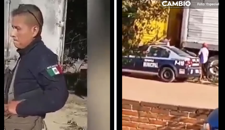 VIDEO: Exhiben a policía de Paola Angón por dejar libre a chofer que atropelló a abuelito