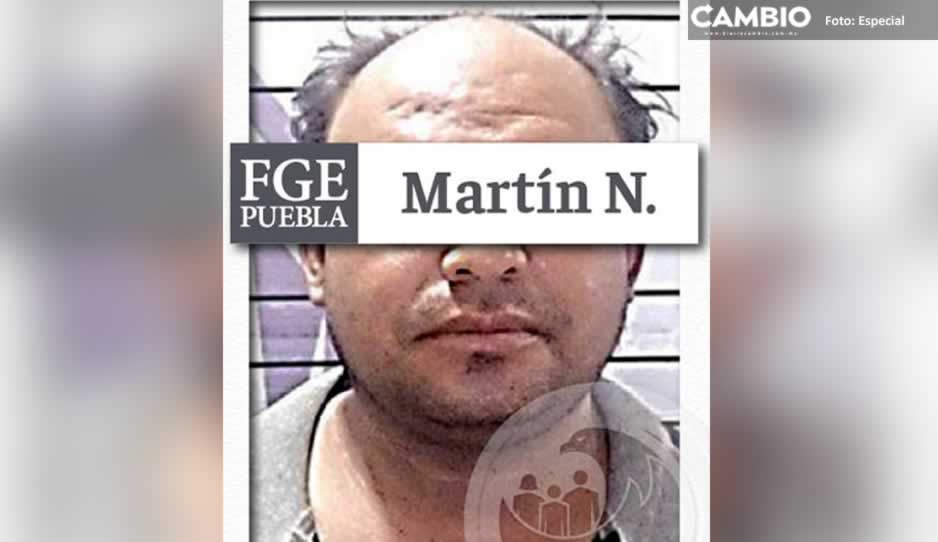 Martín pasará 16 en la cárcel por abusar de sus hijastras en Chignahuapan