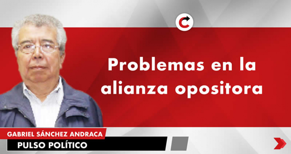 Problemas en la alianza opositora