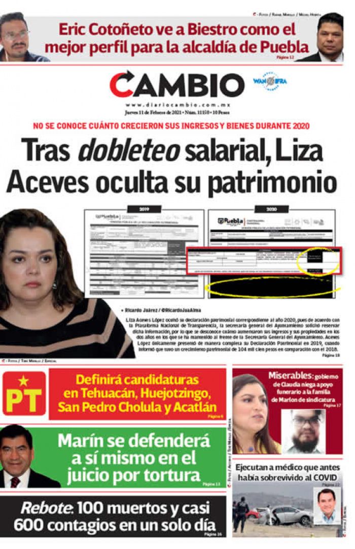 Tras dobleteo salarial, Liza Aceves oculta su patrimonio