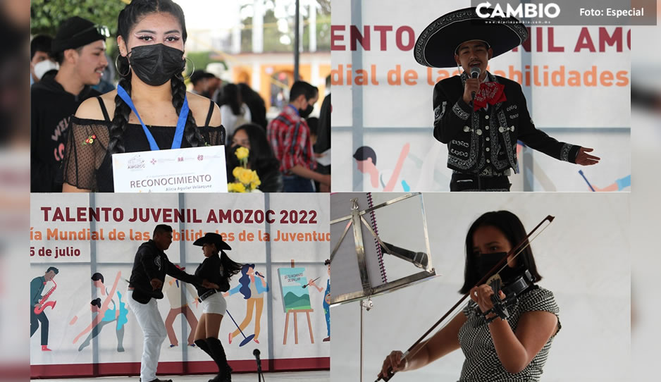 Promueven talento juvenil de canto, poesía y papiroflexia en Amozoc