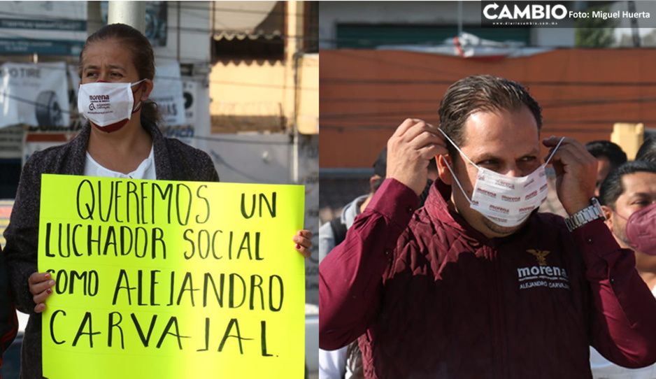 Carvajal inicia campaña violando reglamento del INE: regala cubrebocas con su nombre