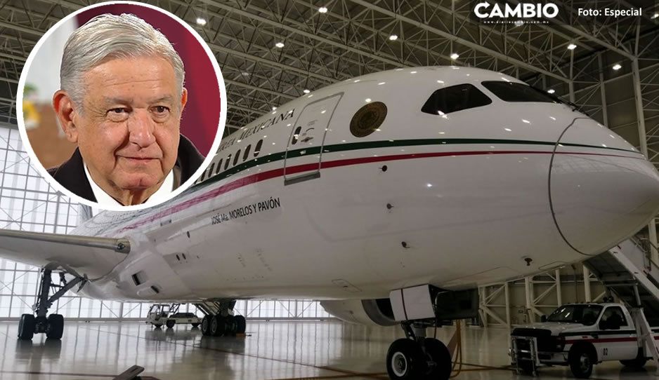 Avión presidencial podría rentarse para viajes en México, asegura AMLO