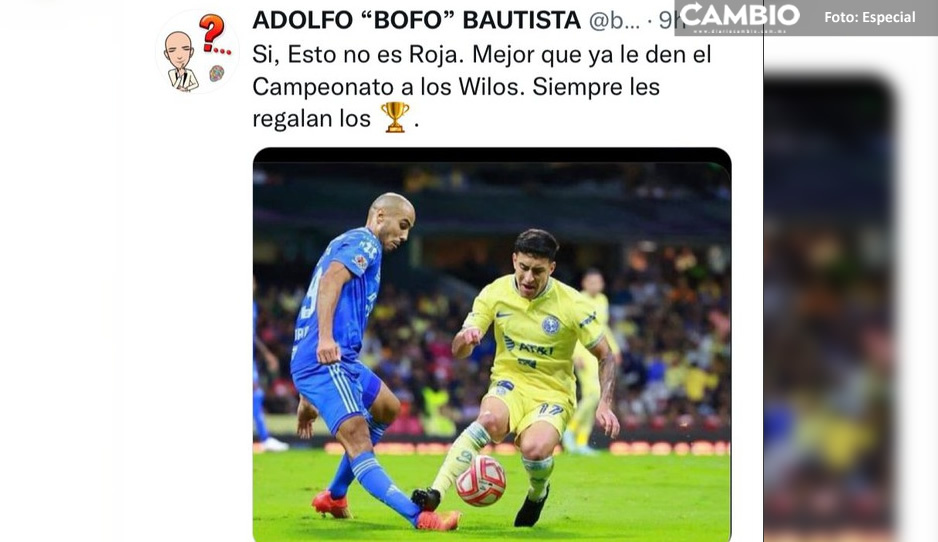 Bofo Bautista revienta contra el América por ayuda arbitral: “Ya denle el campeonato a los Wilos”