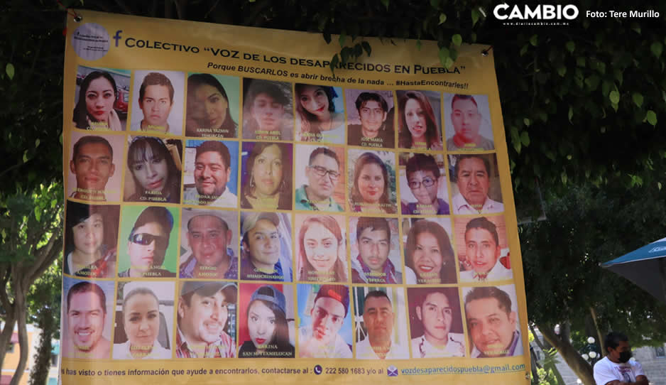 Puebla ocupa el 14 lugar con mayor número de desaparecidos a nivel nacional