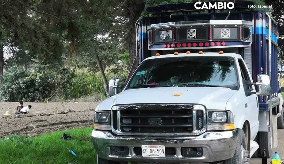 Hombres armados roban camioneta cargada de cebolla en Tecamachalco