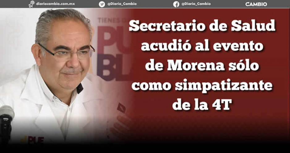 Acudí al evento de Morena en Tehuacán porque simpatizó con la 4T: Martínez (VIDEO)