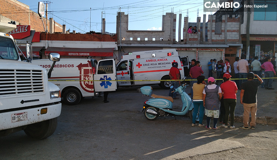 Hombre muere sepultado en obra sin permisos en Huejotzingo