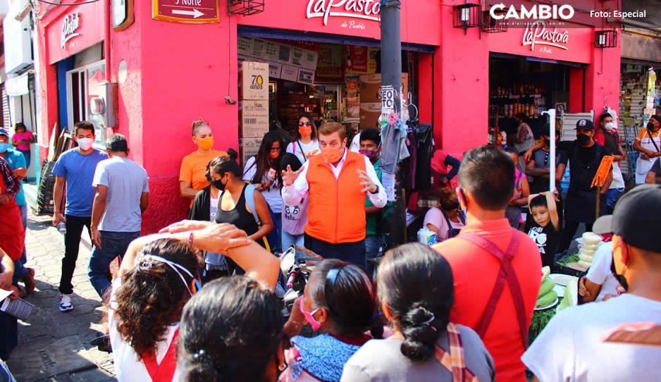 Ante ineficiencia de Claudia, Yamil Yitani propone reubicar a ambulantes del Mercado 5 de Mayo