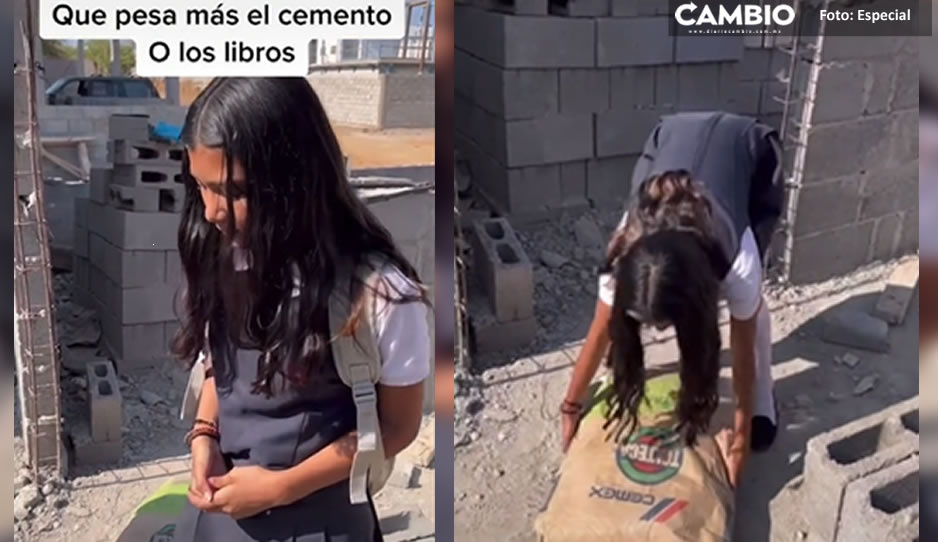 Hija quiere dejar la escuela para hacer TikToks y su padre albañil le da una gran lección (VIDEO)