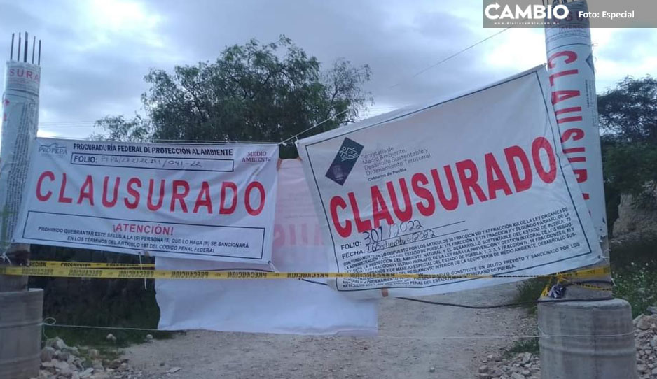 ¡Otra vez! Profepa clausura por tercera ocasión el relleno sanitario de Tehuacán