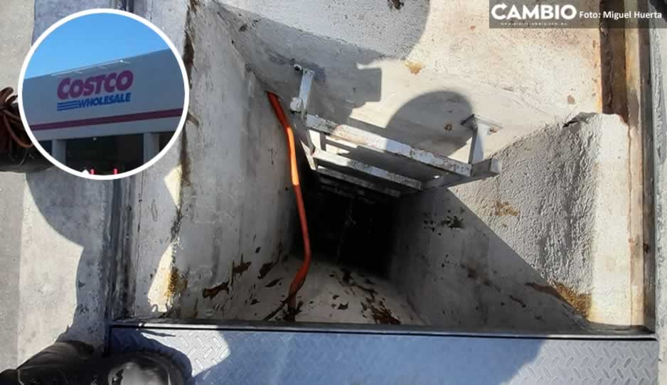 ¡Qué peligroso! Tiran hasta gasolina en drenaje de Costco en Puebla; ya fue clausurado por Soapap