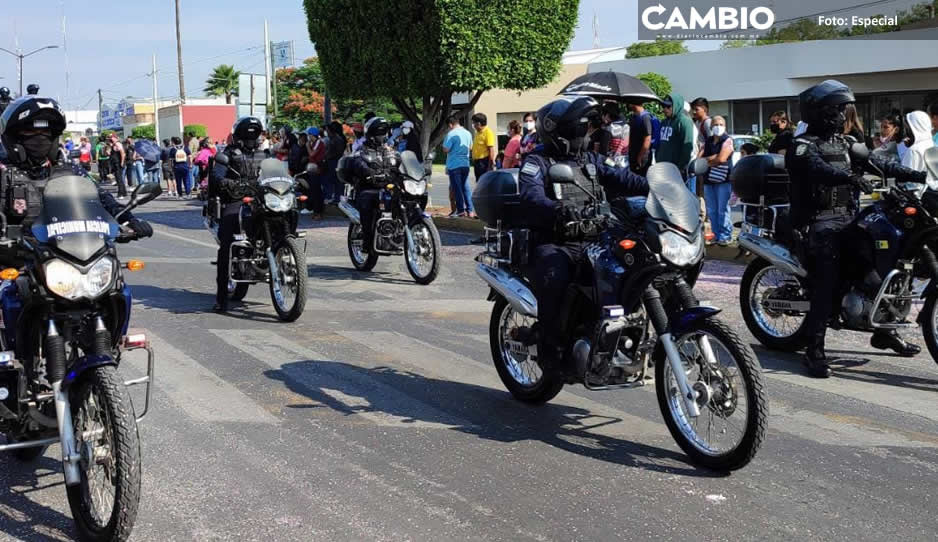 Aumentan salario del 5 por ciento a policías municipales de Tehuacán