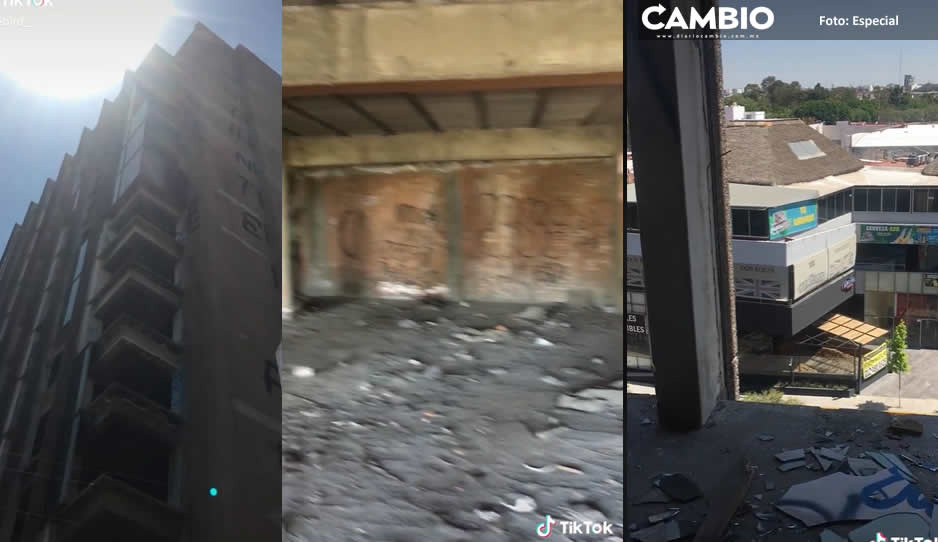 Tiktokers &#039;valientes&#039; ingresan a edificio abandonado en Plaza Dorada ¡esto encontraron! (VIDEO)