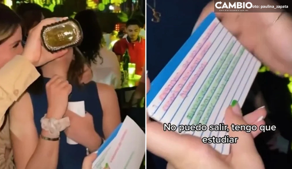 ¿Se puede estudiar en la fiesta? Alumna de Medicina lo demuestra con video en TikTok
