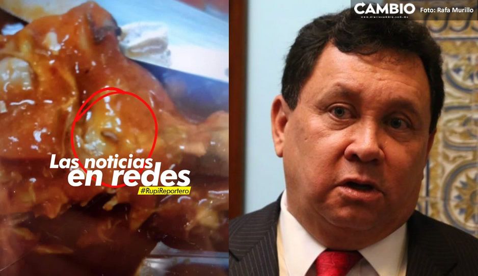 Trabajadores de Federal Mugul exhiben que comedor de Héctor Alonso les sirve comida con gusanos