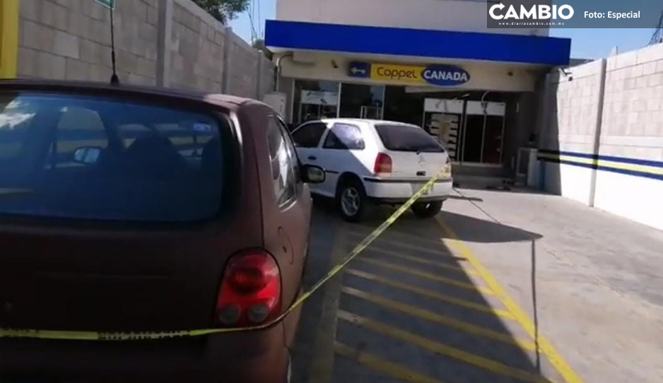 ¡Violento atraco! Sujetos armados asaltan tienda Coppel en El Seco