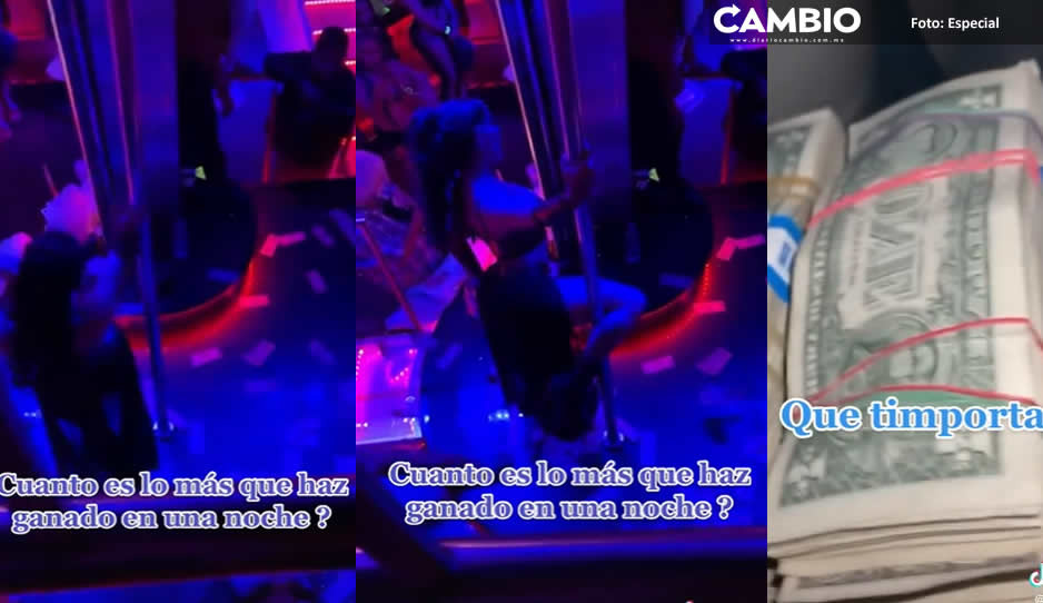 Mujer revela en TikTok cuánto gana como bailarina nocturna (VIDEO)