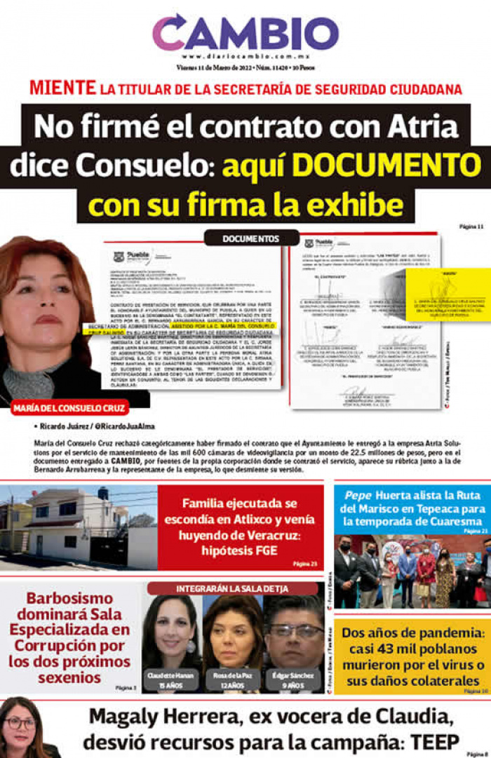 No firmé el contrato con Atria dice Consuelo: aquí DOCUMENTO con su firma la exhibe