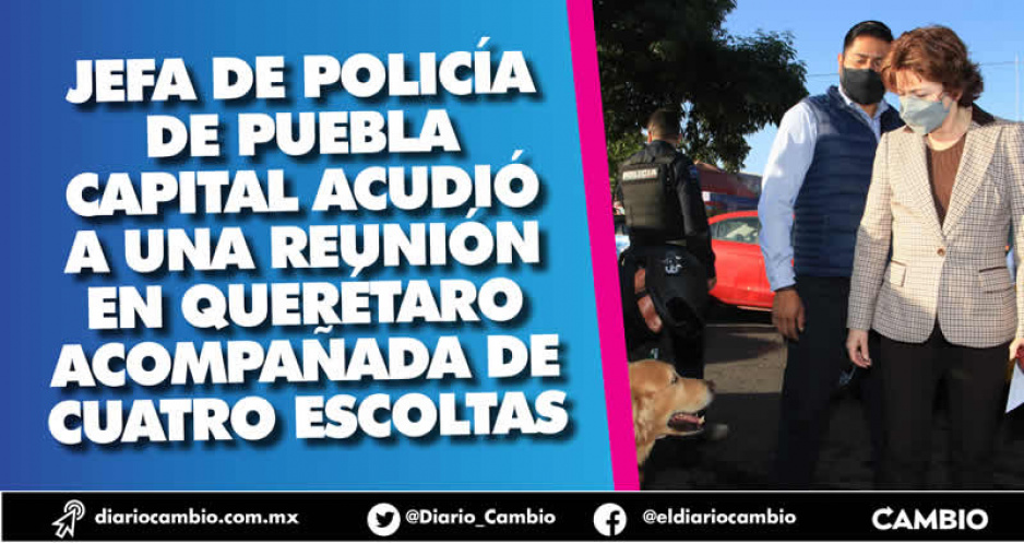 Consuelo Cruz se llevó a cuatro escoltas a una reunión en Querétaro con gastos pagados