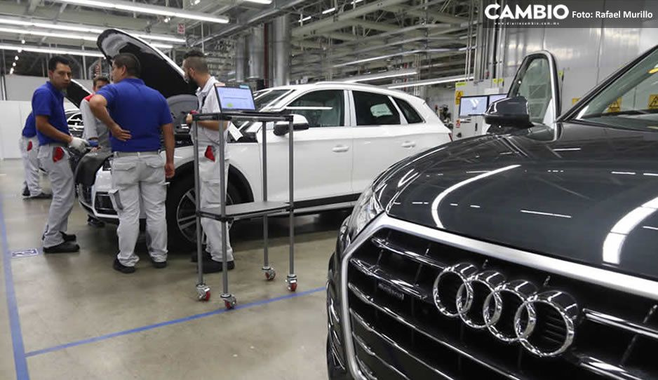 Trabajadores de Audi se van a paro por opacidad en pago de utilidades