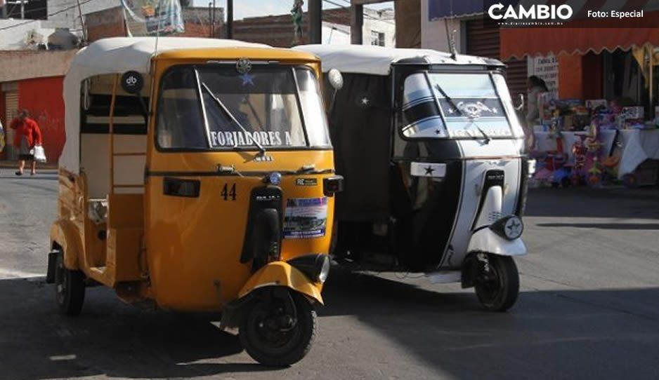 Descarta STM regularización de todos los mototaxis en Puebla; se autorizarán con estudio