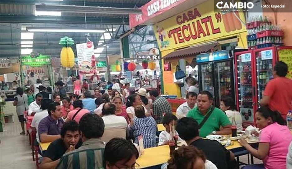 Terrible viaje de turista; es apuñalado en el mercado Benito Juárez de Atlixco 