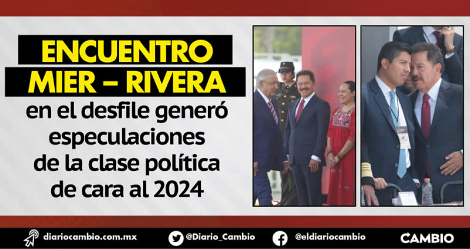 Mier despierta el morbo de la clase política: llega al desfile como invitado especial de AMLO (FOTOS Y VIDEOS)