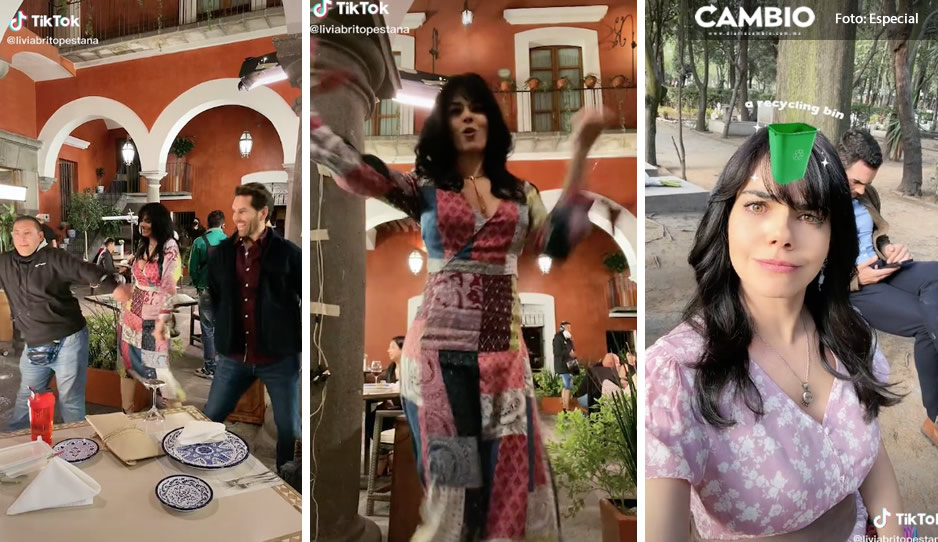 Así son los TikToks de Livia Brito mientras graba novela en Puebla (VIDEO)