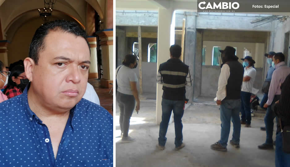 Frenan obras que dejó inconclusas Artemio Caballero ante presuntas irregularidades