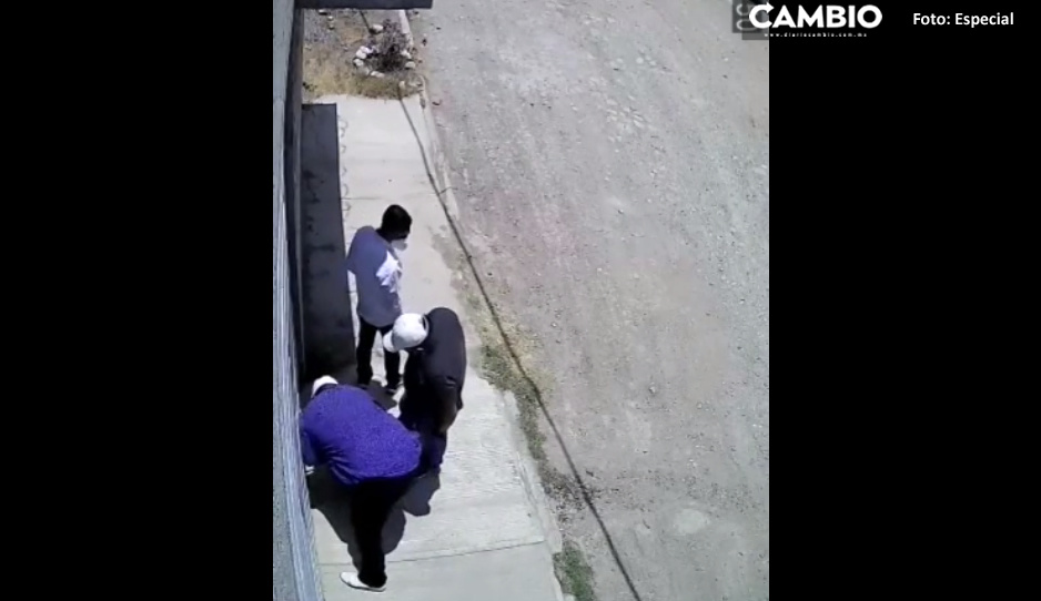 Ladrones intentan irrumpir domicilio en Tehuacán (VIDEO)