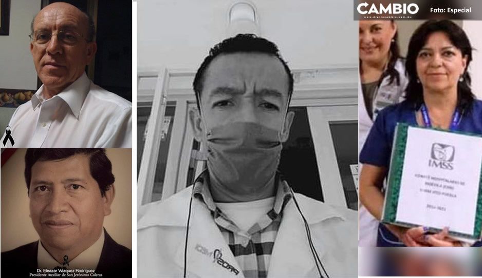 Más de 200 héroes y heroínas de bata blanca perdieron la batalla durante pandemia en Puebla
