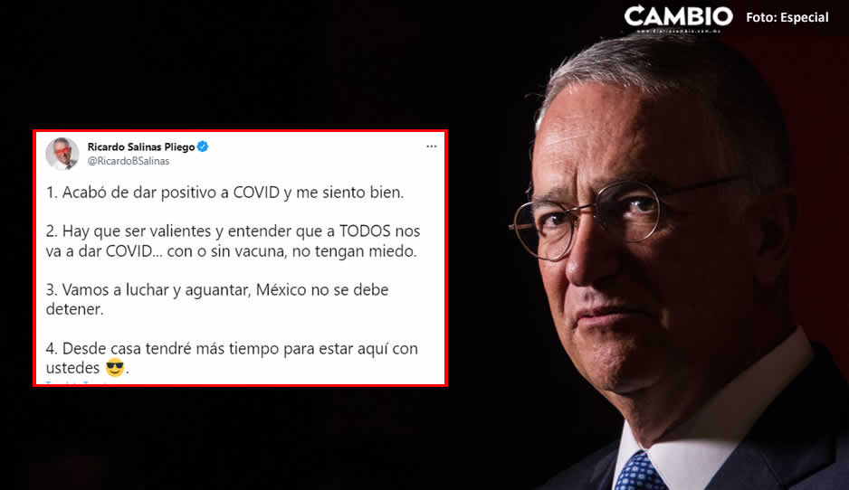 Salinas Pliego da positivo a COVID: “Todos nos vamos a contagiar”