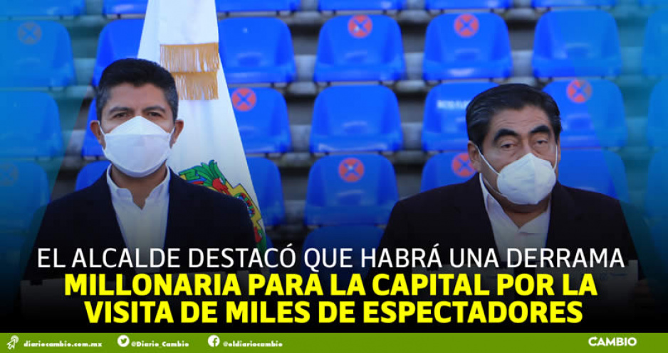 Presentan Barbosa y Lalo Mundial de Futbol 7 para 2023 en Puebla  (FOTOS Y VIDEO)