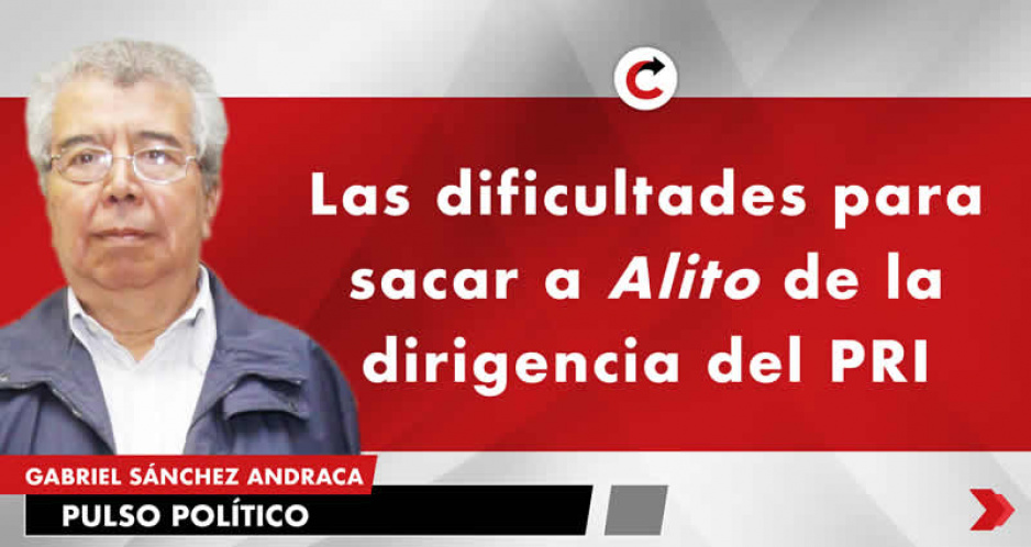 Las dificultades para sacar a Alito de la dirigencia del PRI