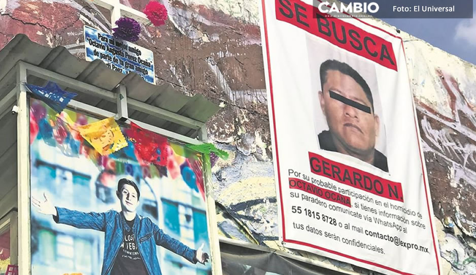 Exhiben en manta a policía involucrado por la muerte de Octavio Ocaña