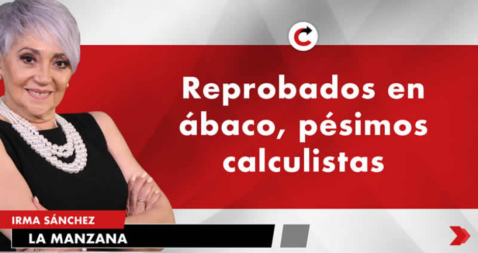 Reprobados en ábaco, pésimos calculistas