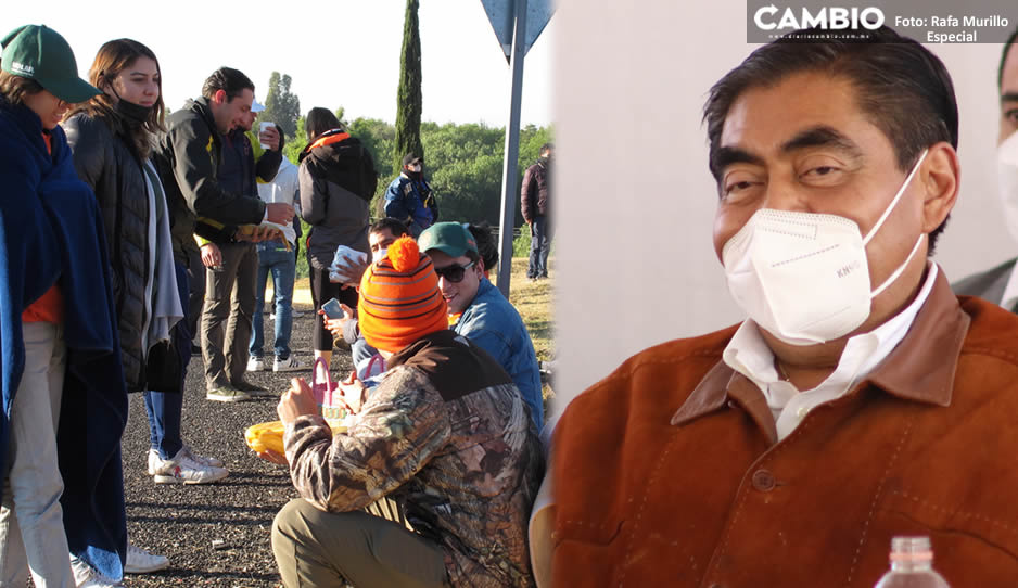 Estudiantes de la UDLAP están en su derecho de manifestarse y hacer plantón, dice Barbosa