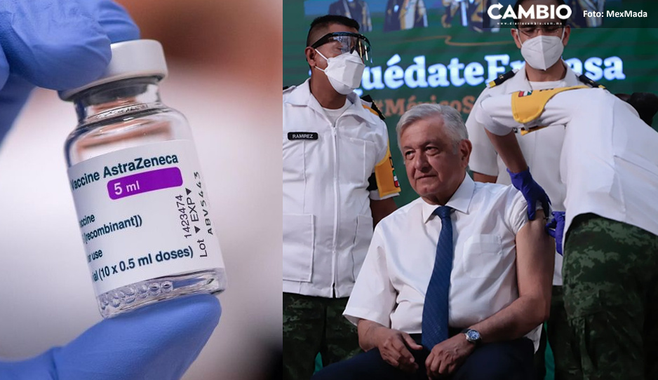 AMLO tiene vacuna de refuerzo; recibió tres dosis de AstraZeneca