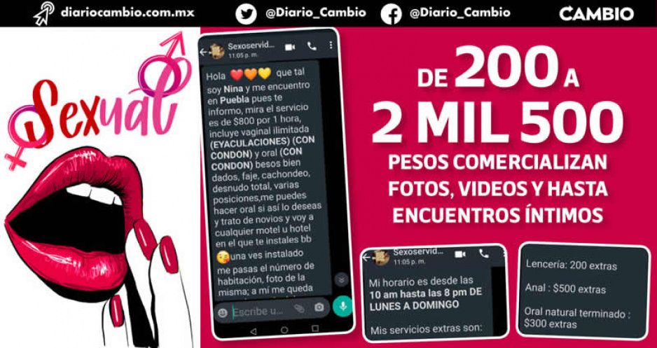 Las poblanas se vuelcan al sexoservicio y videos hot en FB para sobrevivir la pandemia