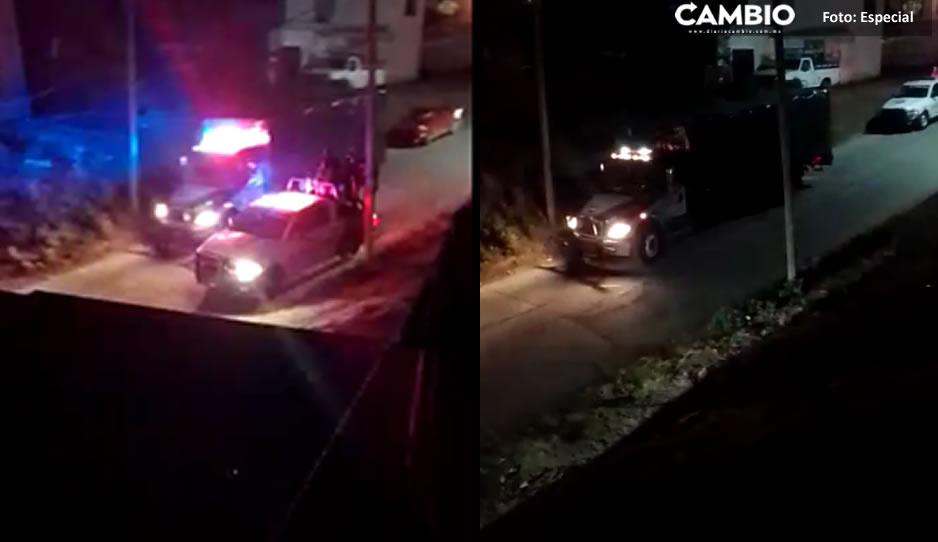 Retienen a delegado de gobernación y policías en Huejotzingo (VIDEO)